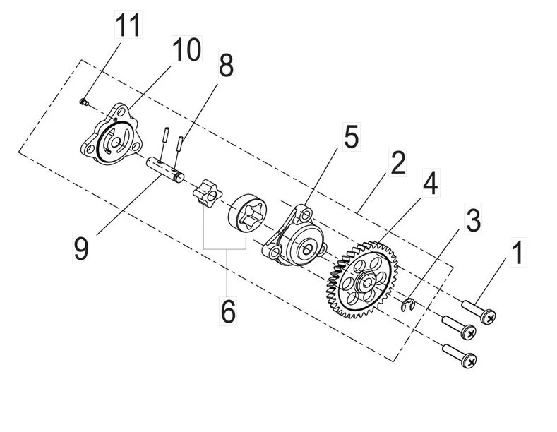 BN 125 - Ölpumpe