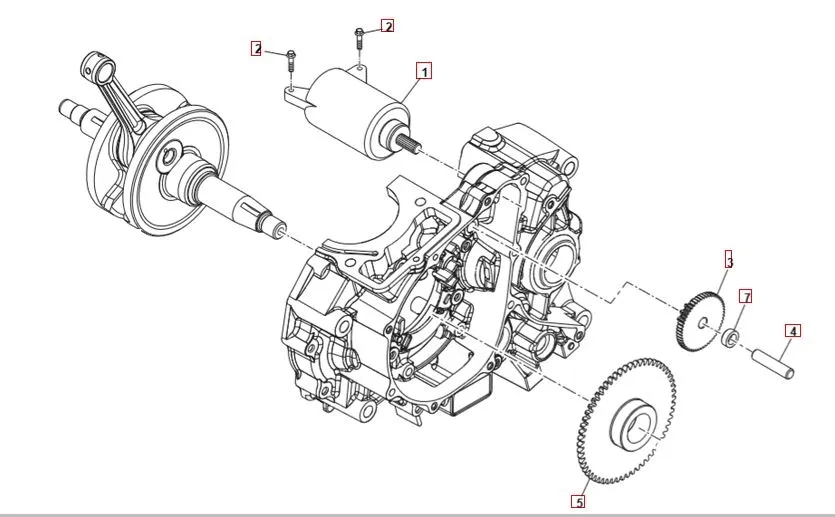 SWM SM125R Euro 4 Anlasser