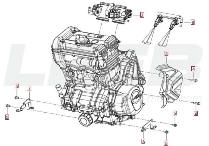 SRT 700 - Motorbefestigung