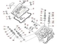 SWM RS125R Euro5 Zylinderkopfdeckel