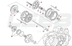 SWM SM500R Kupplung