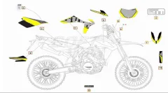 SWM SM125R Aufkleber Euro 4