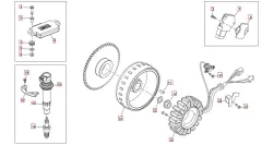 SWM SM125R Euro 4 Lichtmaschine