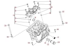 SWM SM125R Euro 4 Zylinderkopf