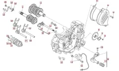 SWM SM125R Gangschaltung