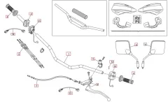 SWM SM125R Lenker-Spiegel