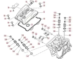 SWM SM125R Zylinderkopfdeckel