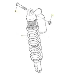 SWM SM500R Federbein hinten