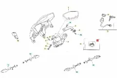 SWM SM500R Tachometer-Blinker