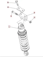 SWM Varez 125 Stoßdämpfer