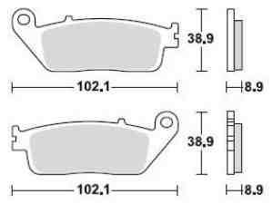 Lucas Bremsbelagsatz MCB764SRM