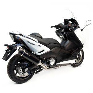 Yamaha T-Max 530 Auspuffanlage SBK Nero Evo 2 Edelstahl schwarz komplett