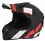 Helm vito cross helm tivoli glänzend schwarz/rot/weiss