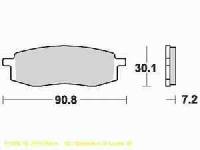 Lucas Bremsbelagsatz MCB549SI