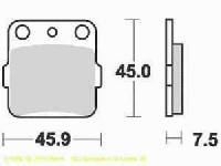 Lucas Bremsbelagsatz MCB651SI