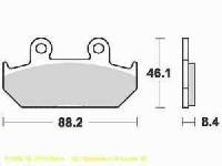 Lucas Bremsbelagsatz MCB571SV