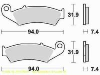 Lucas Bremsbelagsatz MCB574RSI