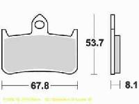 Lucas Bremsbelagsatz MCB593CRQ