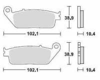 Lucas Bremsbelagsatz MCB631SH