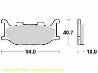 Lucas Bremsbelagsatz MCB666SRM