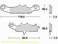 Lucas Bremsbelagsatz MCB697RSI