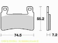 Lucas Bremsbelagsatz MCB703CRQ