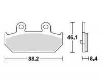 Lucas Bremsbelagsatz MCB751SH