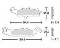 Lucas Bremsbelagsatz MCB758RSI